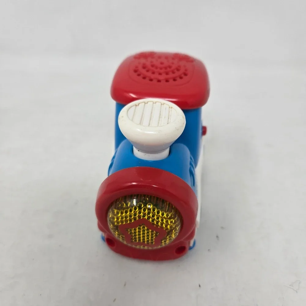 Vtech Go Go Smart Wheels Motorized Train Toy Blue Red White Light Sound Works